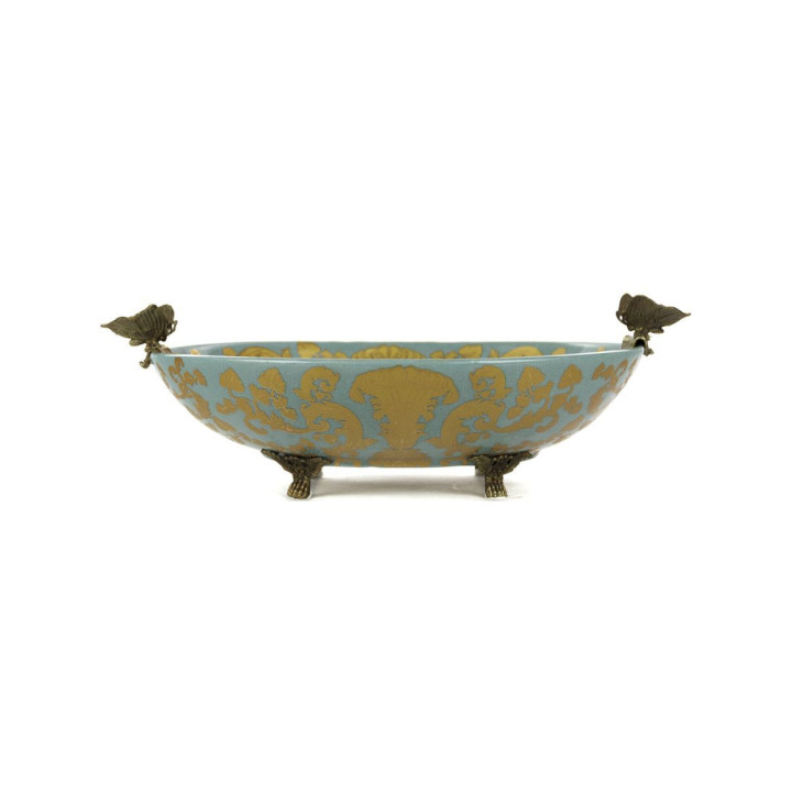 Блюдо фарфоровое Бабочки Teronini