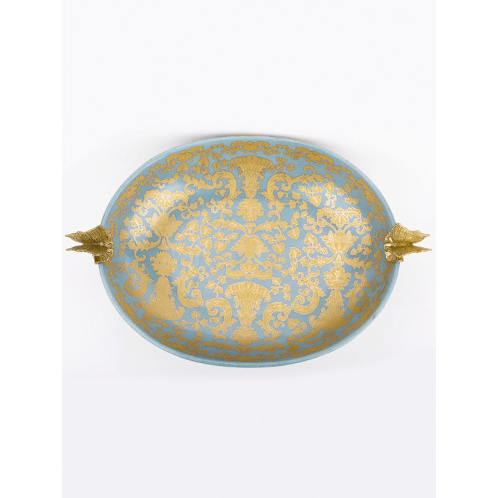 Блюдо фарфоровое Бабочки Teronini