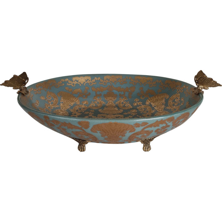 Блюдо фарфоровое Бабочки Teronini