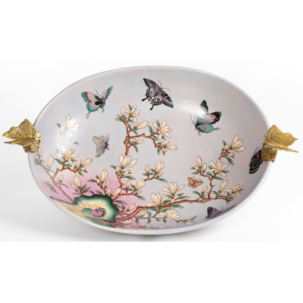 Блюдо фарфоровое Легкость бабочек You