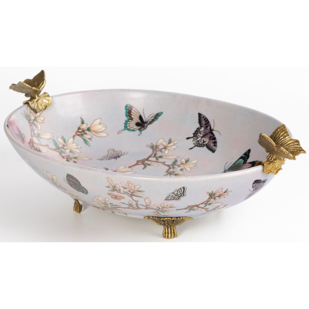 Блюдо фарфоровое Легкость бабочек You