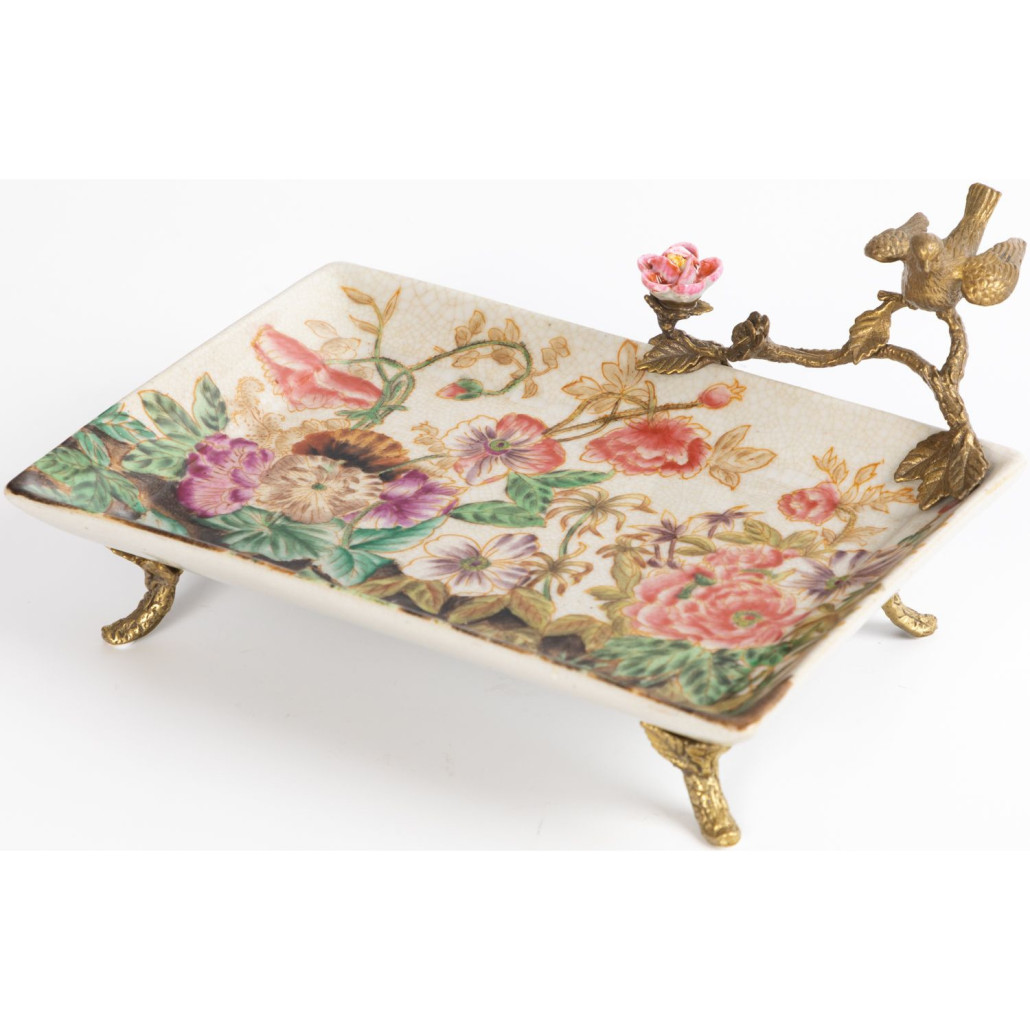 Блюдо фарфоровое Поле цветов Terra