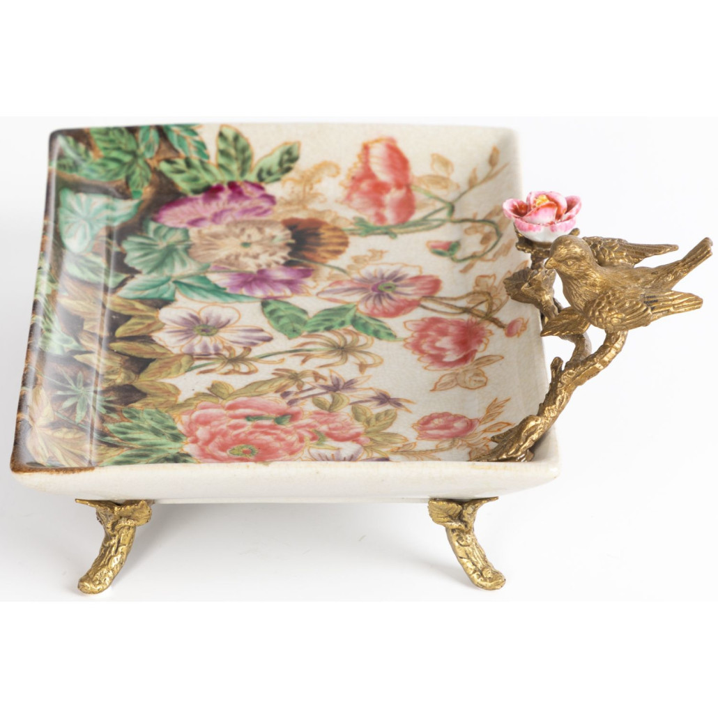 Блюдо фарфоровое Поле цветов Terra