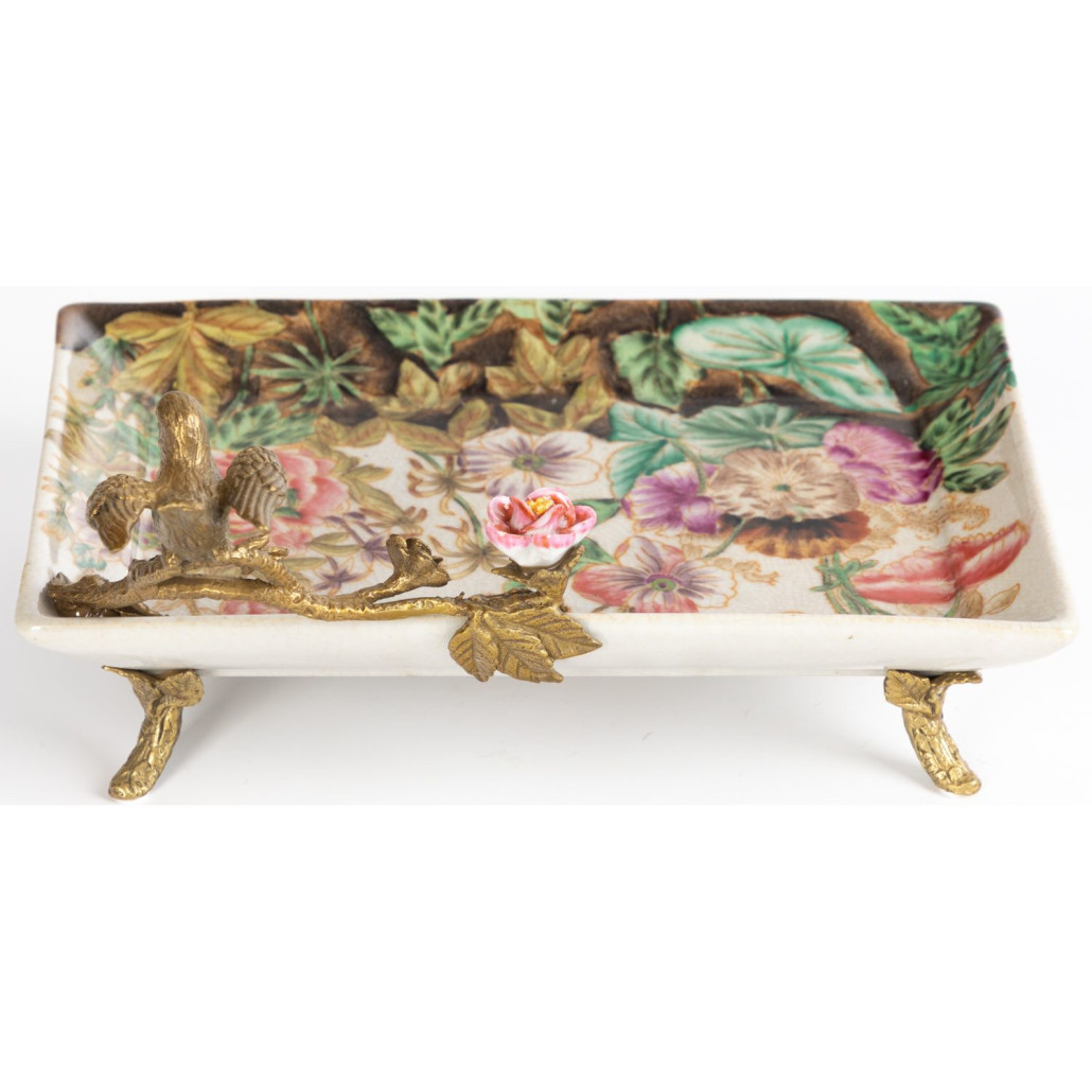 Блюдо фарфоровое Поле цветов Terra