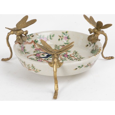 Блюдо фарфоровое Полет стрекоз Jita