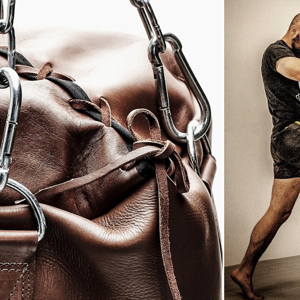 Боксерская груша RETRO HERITAGE BROWN LEATHER HEAVY PUNCHING BAG