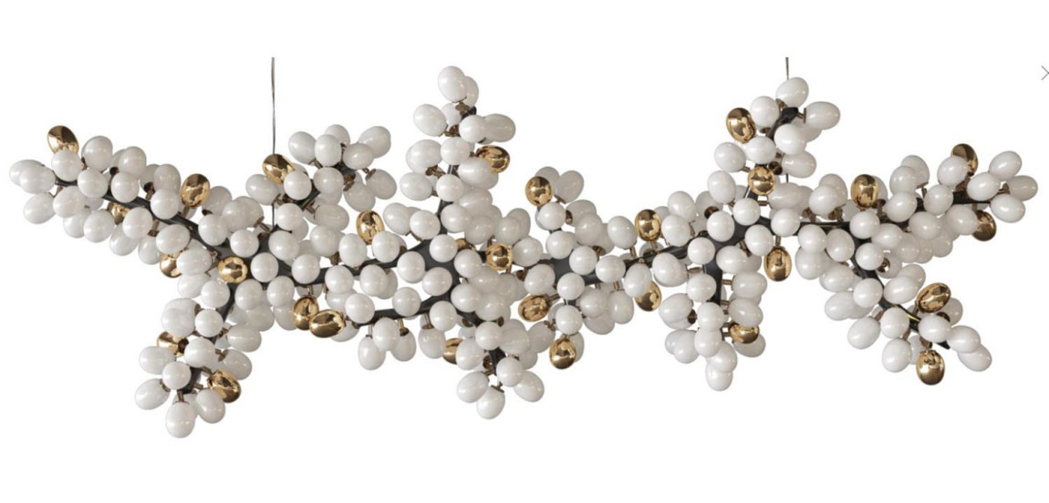 Большая дизайнерская люстра горизонтальная Valiant Chandelier Horizontal Barlas Baylar