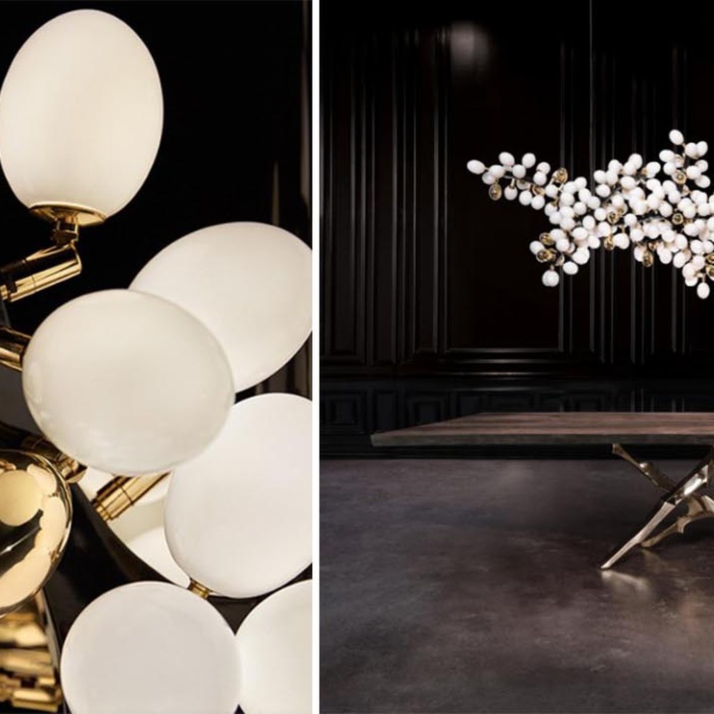 Большая дизайнерская люстра горизонтальная Valiant Chandelier Horizontal Barlas Baylar