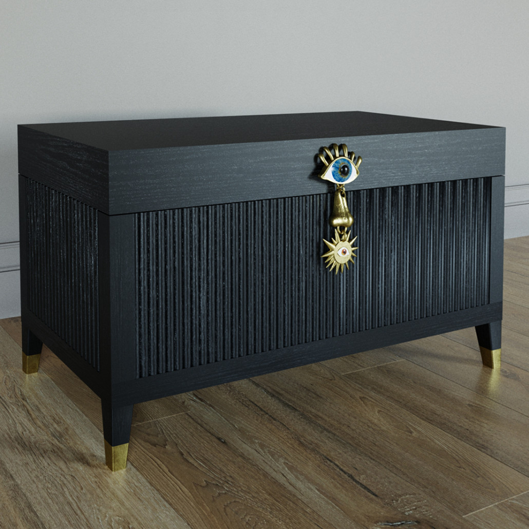 Большой дизайнерский Сундук Elsa Dreams Black