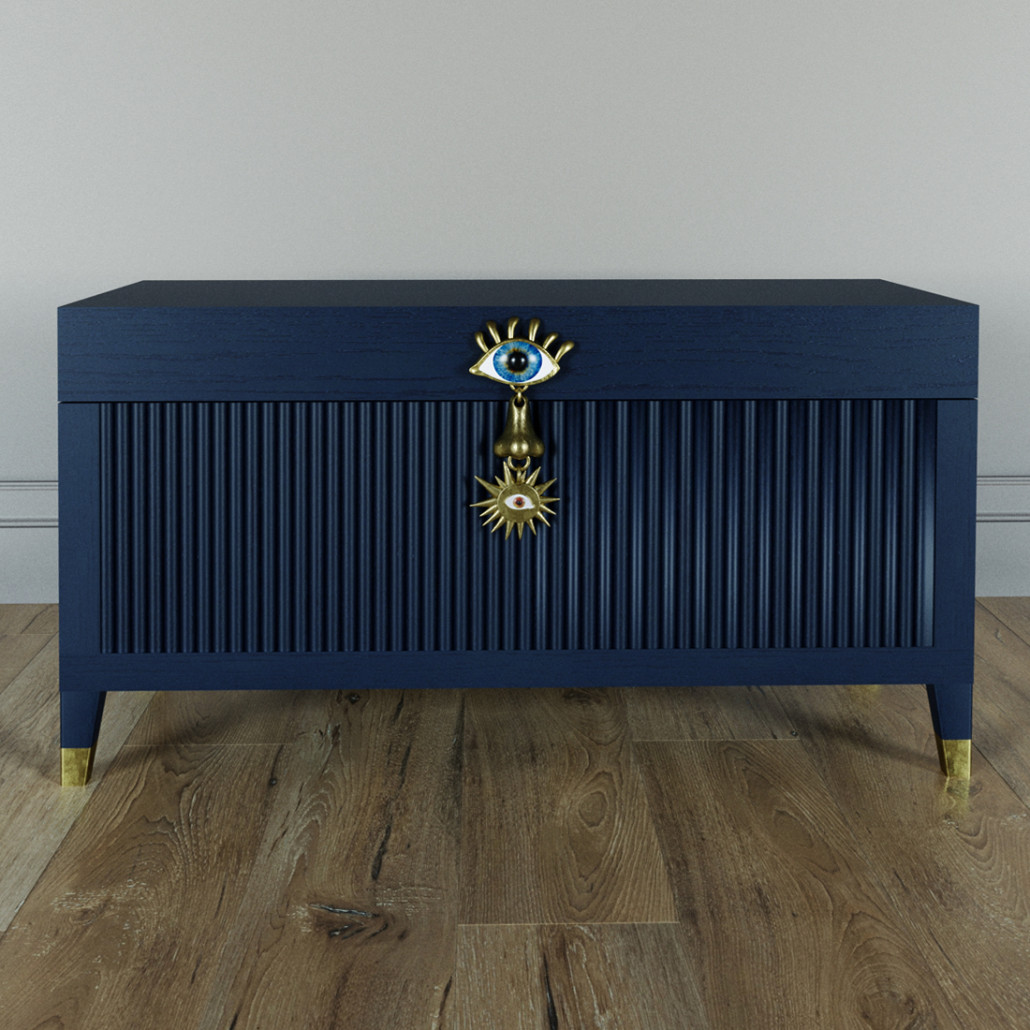 Большой дизайнерский Сундук Elsa Dreams Blue