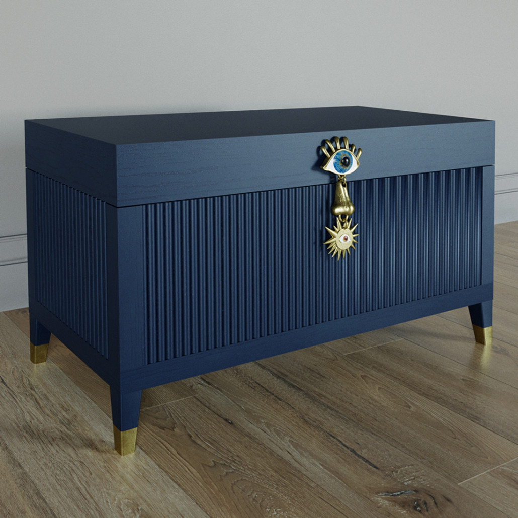 Большой дизайнерский Сундук Elsa Dreams Blue