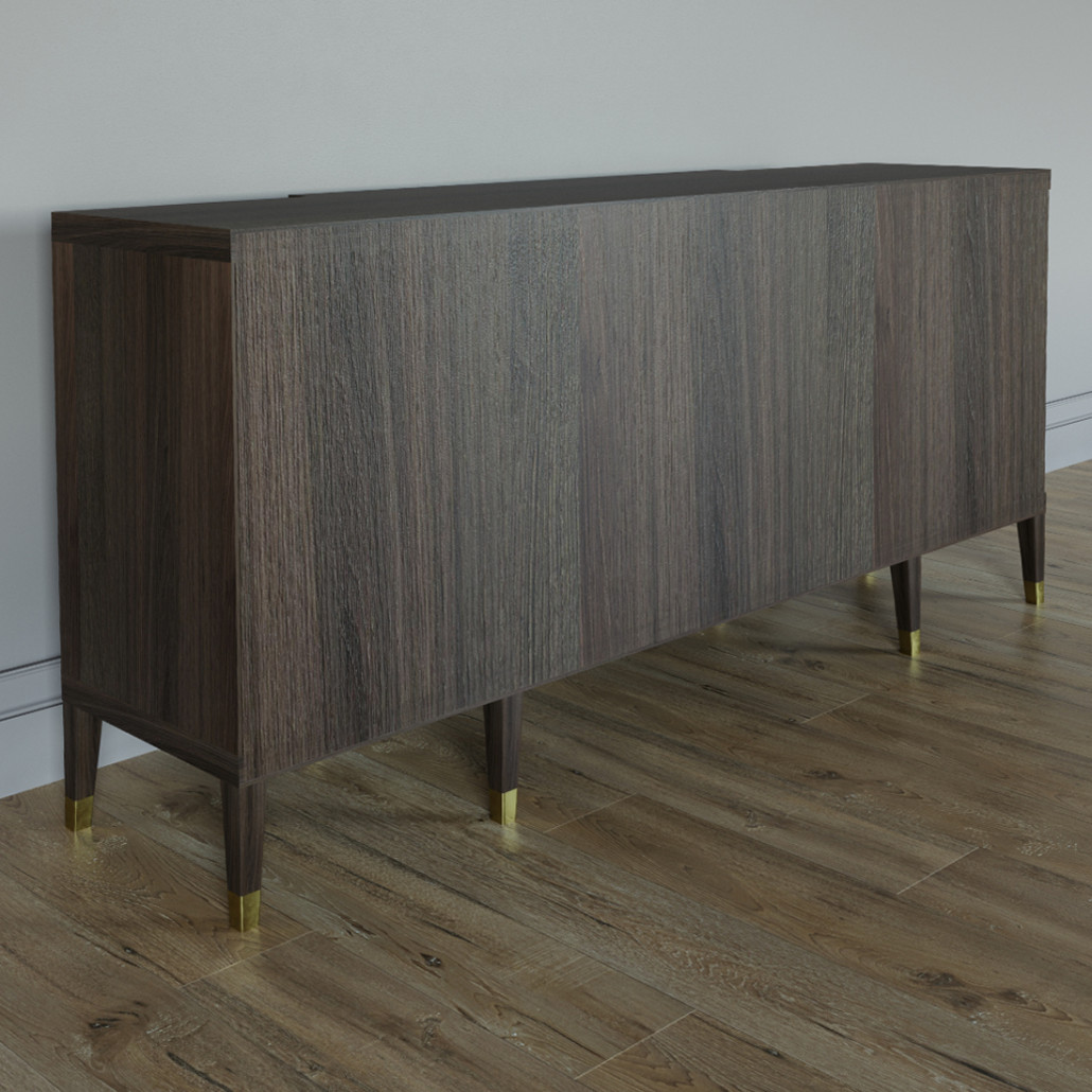 Большой Комод-буфет Elsa Dreams Walnut с ящиками