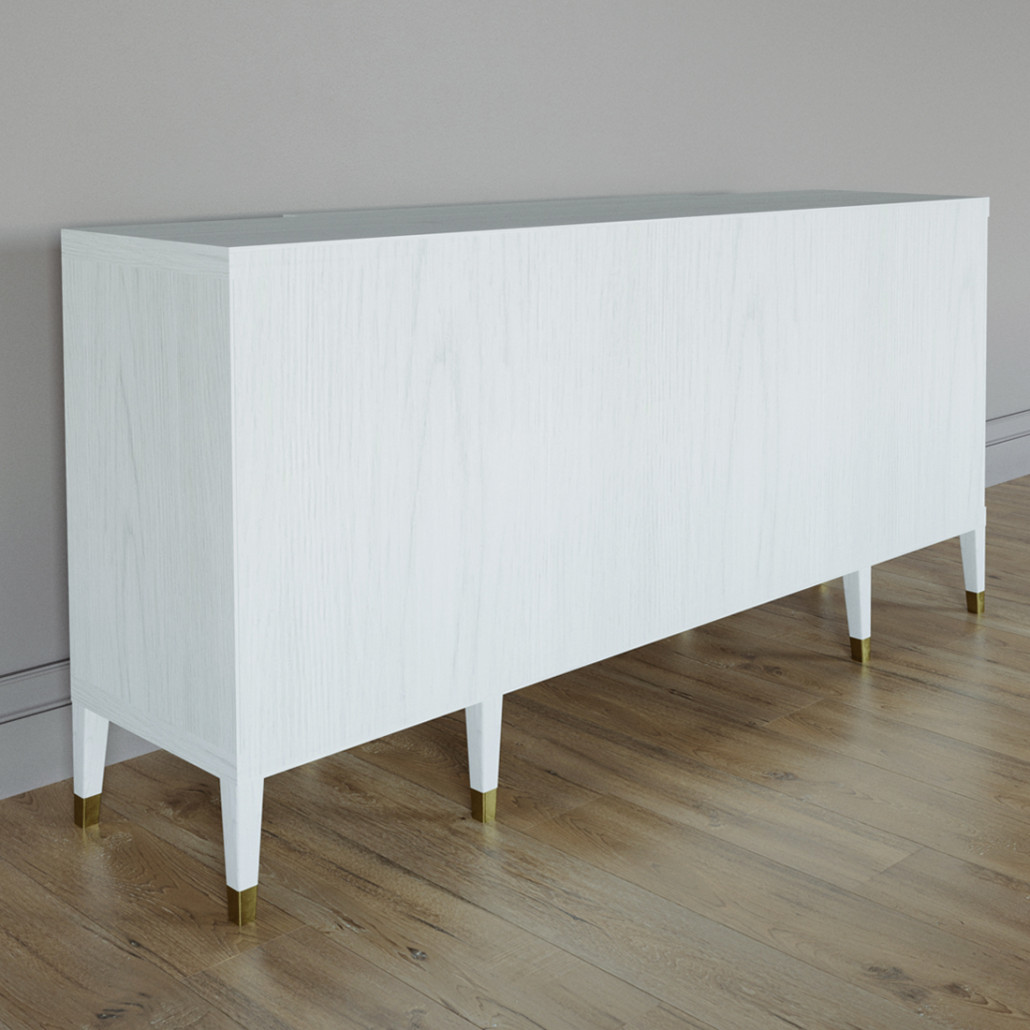 Большой Комод-буфет Elsa Dreams White с ящиками