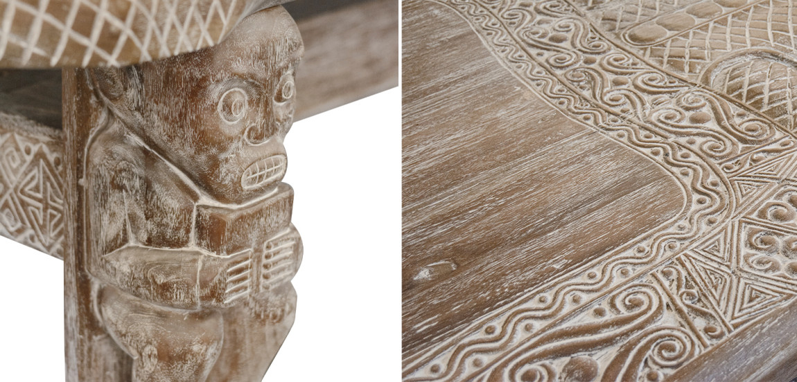 Большой обеденный стол Crocodile dining table ручная работа