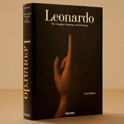 Большой подпрочный альбом Леонардо да Винчи Leonardo. The Complete Paintings and Drawings XXL