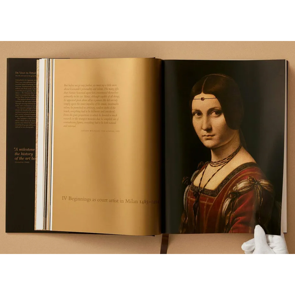 Большой подпрочный альбом Леонардо да Винчи Leonardo. The Complete Paintings and Drawings XXL