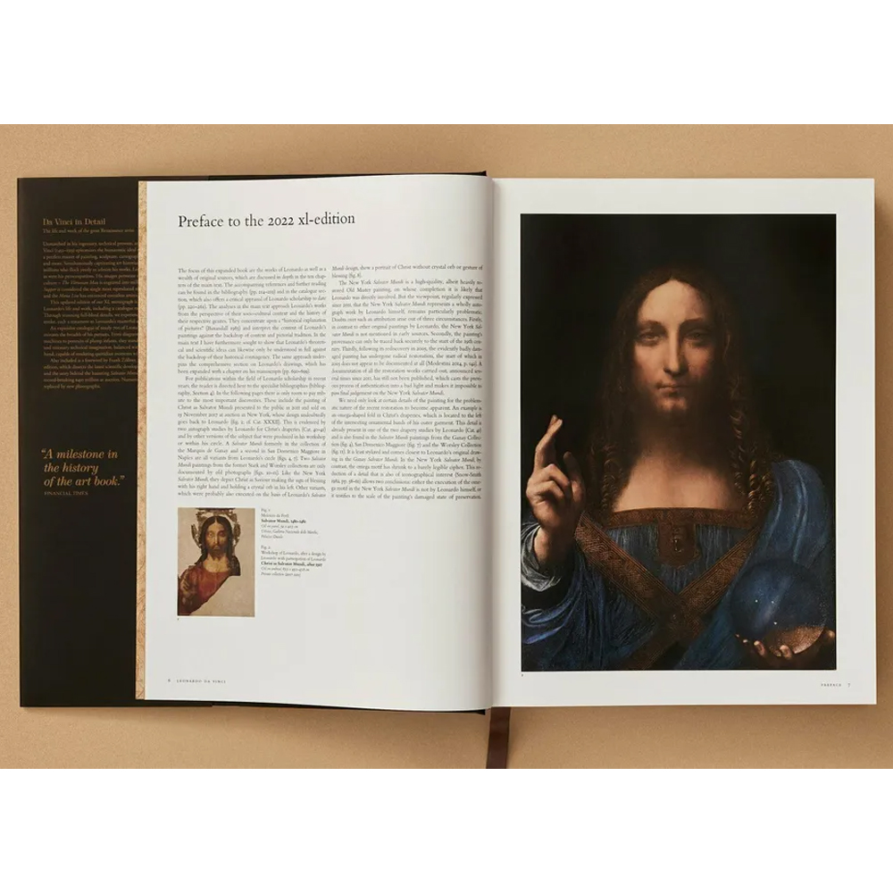 Большой подпрочный альбом Леонардо да Винчи Leonardo. The Complete Paintings and Drawings XXL