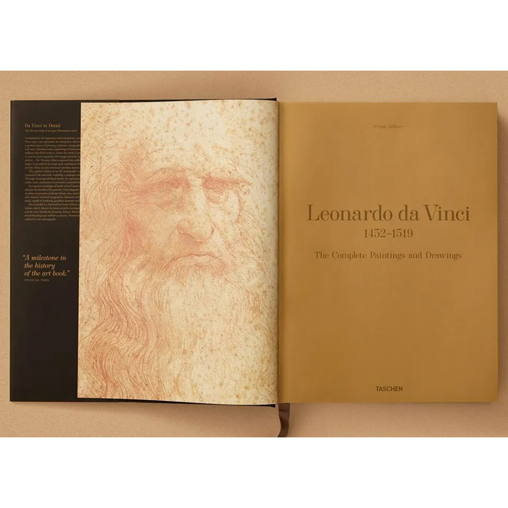 Большой подпрочный альбом Леонардо да Винчи Leonardo. The Complete Paintings and Drawings XXL