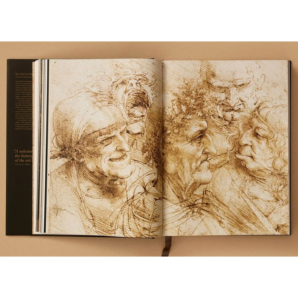Большой подпрочный альбом Леонардо да Винчи Leonardo. The Complete Paintings and Drawings XXL