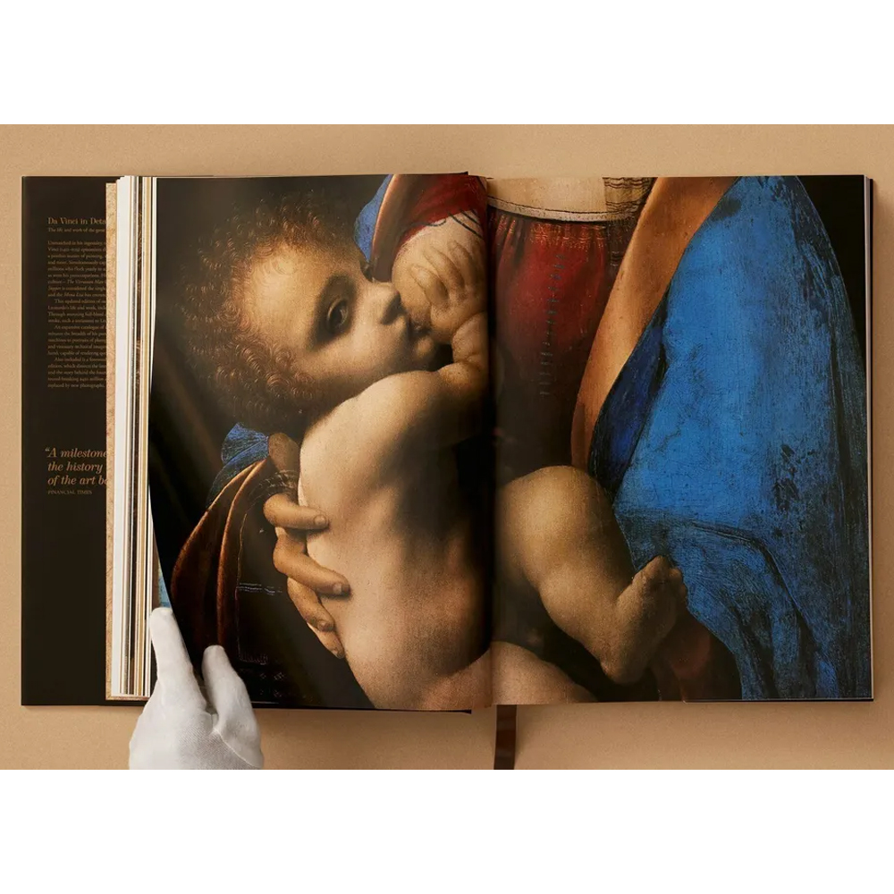 Большой подпрочный альбом Леонардо да Винчи Leonardo. The Complete Paintings and Drawings XXL