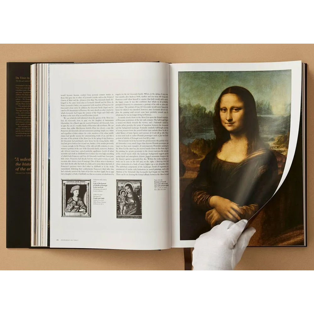 Большой подпрочный альбом Леонардо да Винчи Leonardo. The Complete Paintings and Drawings XXL
