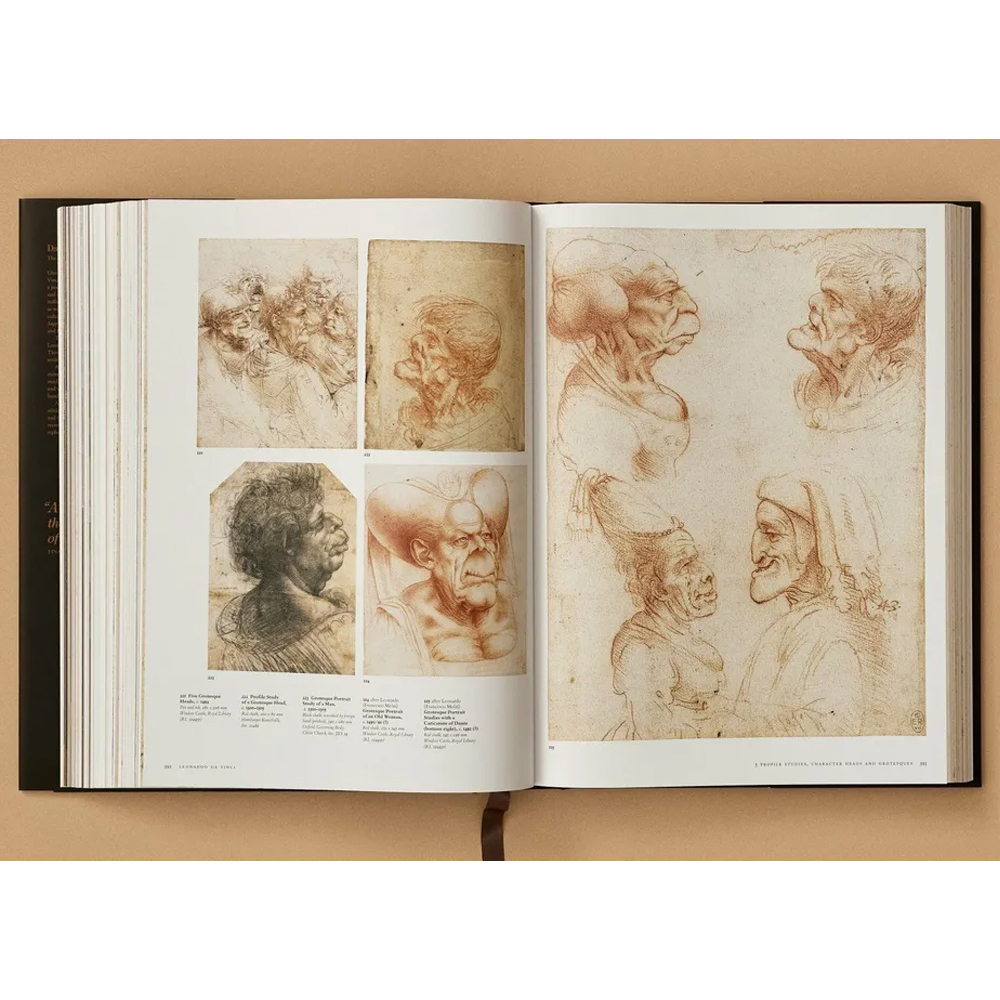 Большой подпрочный альбом Леонардо да Винчи Leonardo. The Complete Paintings and Drawings XXL