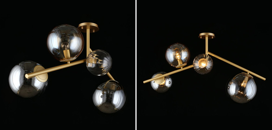 Большой потолочный светильник Bubble Glass