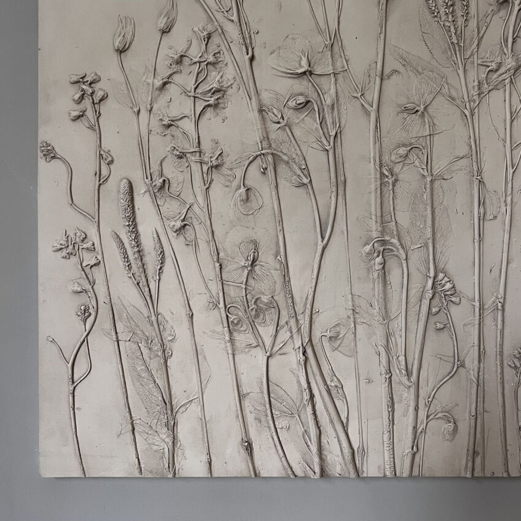 Ботаническое панно «С Дельфиниумом»