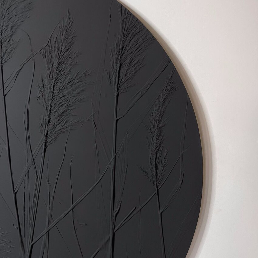 Ботаническое панно Тростник черное