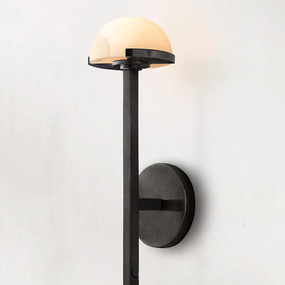 Бра с мраморными рассеивателями в форме купола Light Warm Light