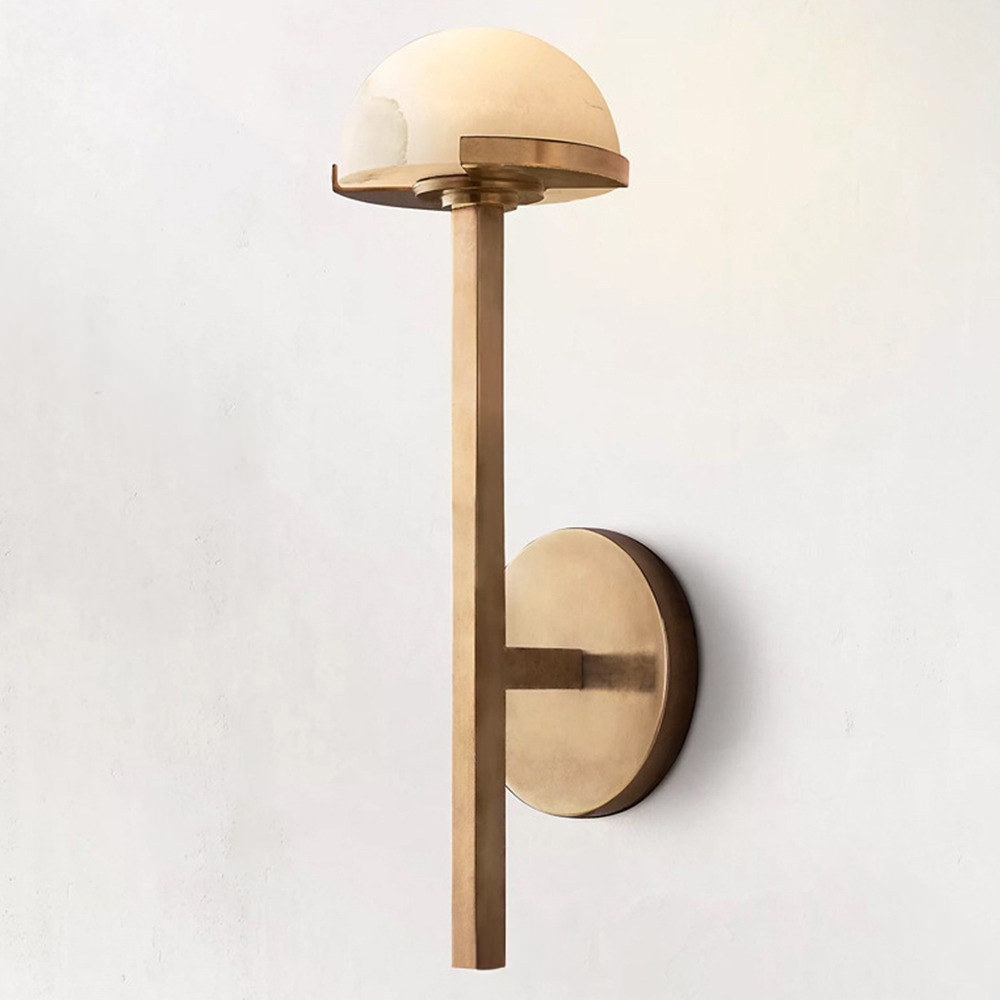 Бра  с мраморными рассеивателями в форме купола Light Warm Light