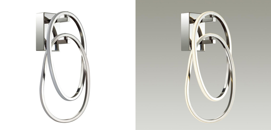 Бра 2 Chain Link Chrome