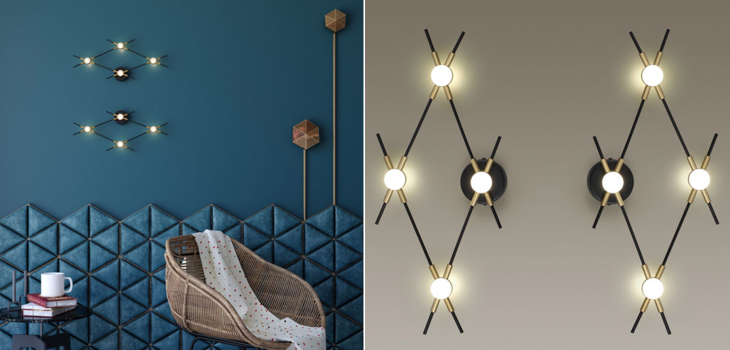 Бра Ake Rhombus Sconce