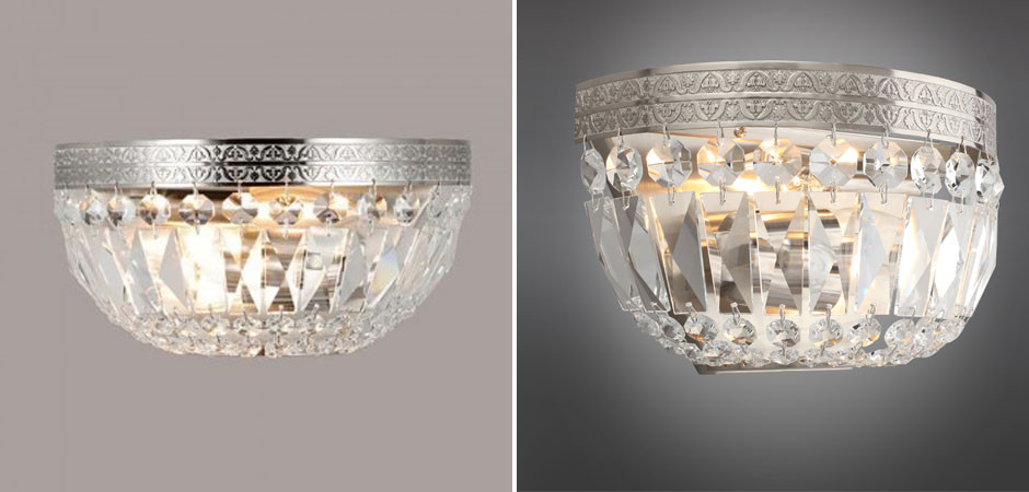 Бра Ancient Ocean Nickel