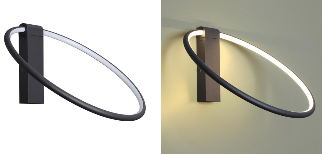 Бра Annulus Black Wall lamp B