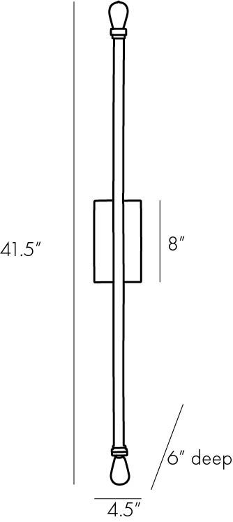 Бра Arteriors HUTU WALL LIGHT