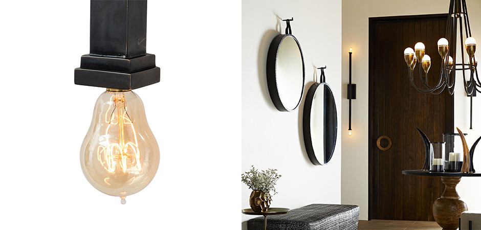 Бра Arteriors HUTU WALL LIGHT Black