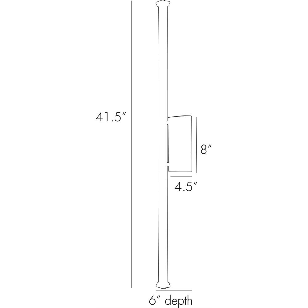 Бра Arteriors HUTU WALL LIGHT Black