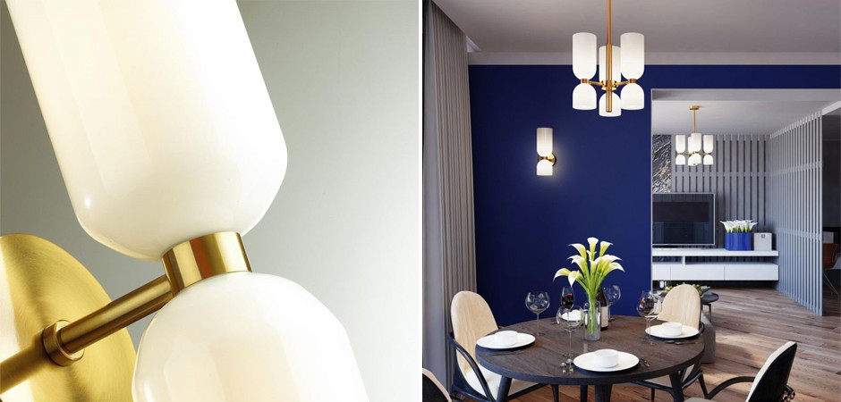 Бра Double Cup Золотое