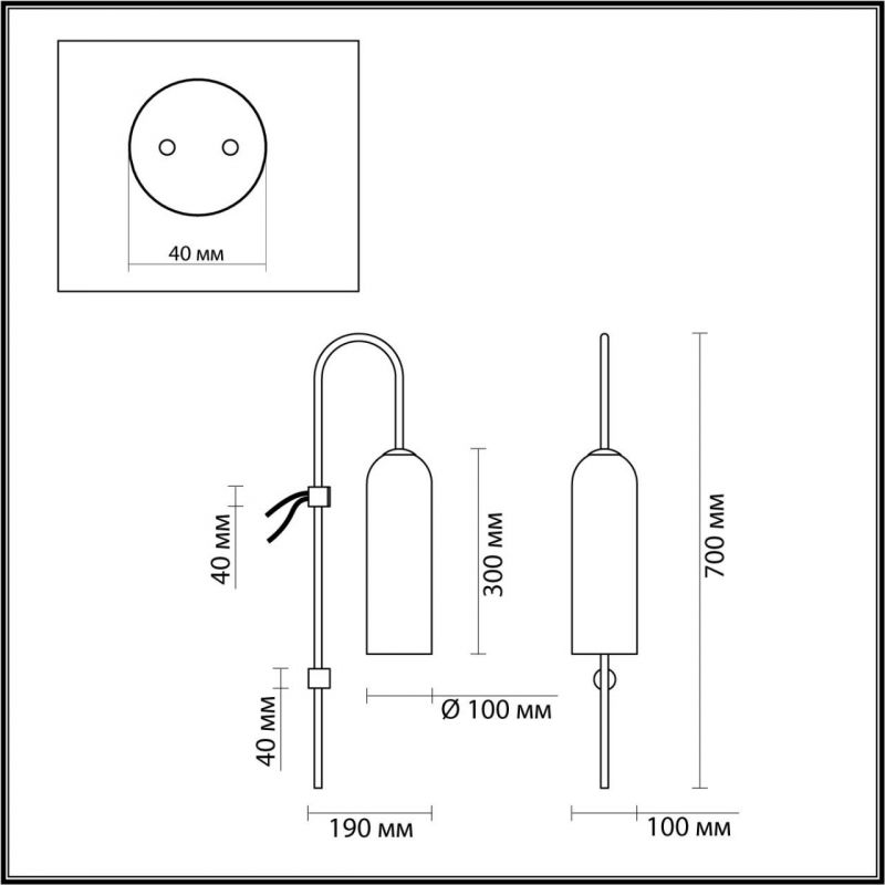 Бра Артиколо Золотое