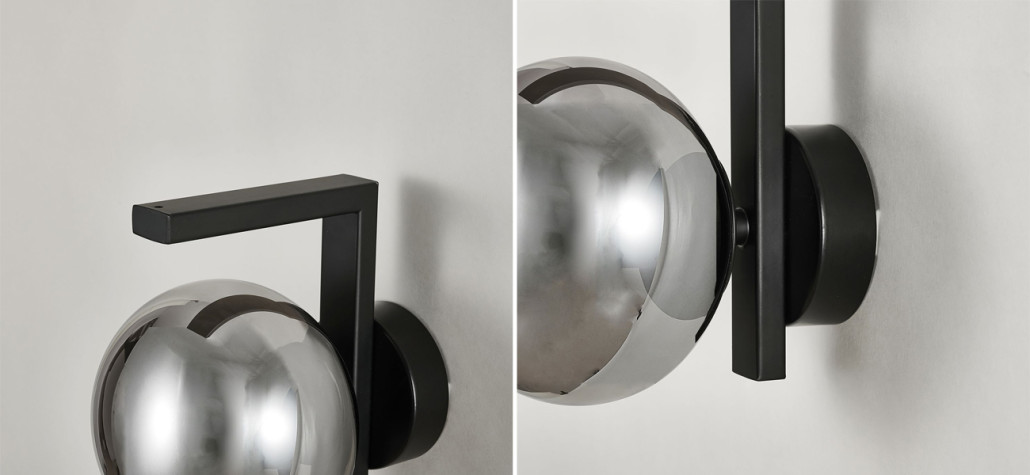 Бра B.LUX  Матовый черный каркас