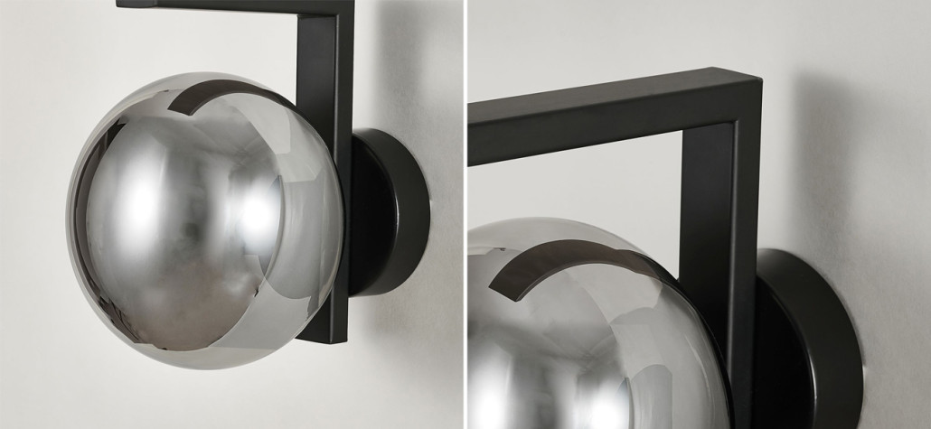 Бра B.LUX  Матовый черный каркас