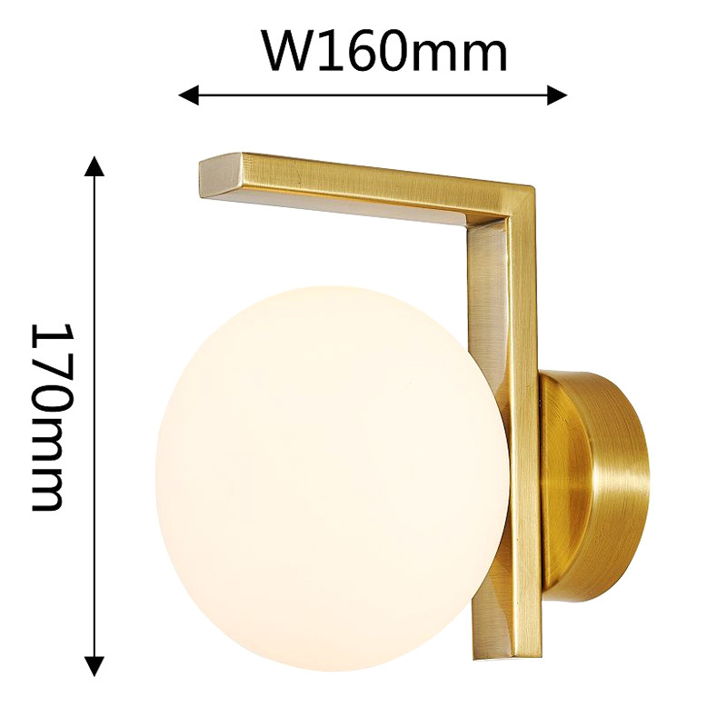 Бра B.LUX Каркас цвета матового золота