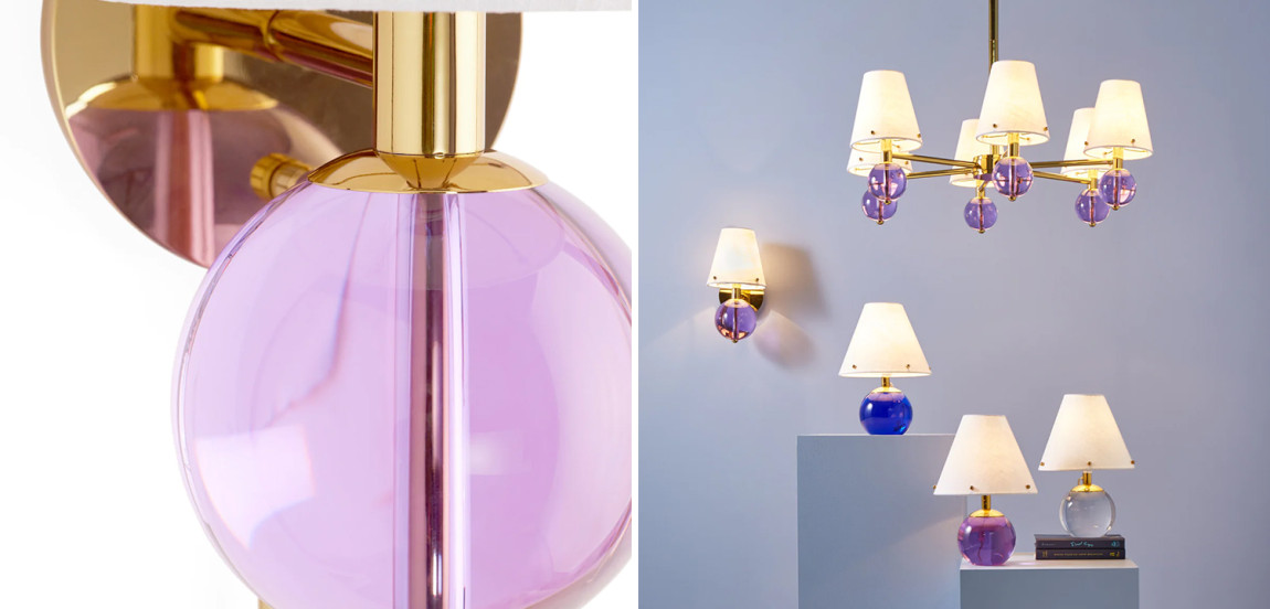 Бра BELVEDERE SCONCE Jonathan Adler Pink