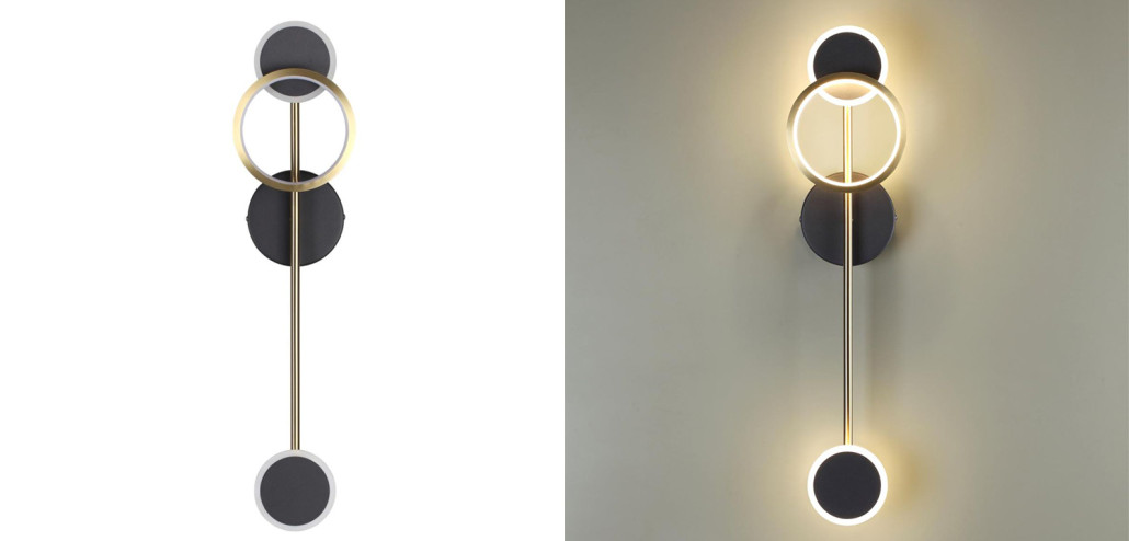 Бра Bendik Gold Ring Wall lamp A