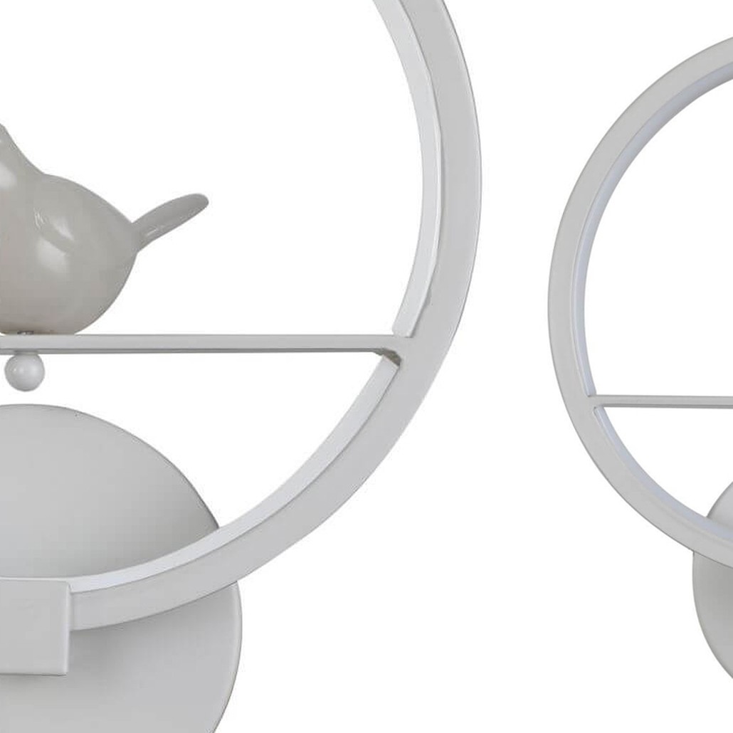 Бра Bird Ring Sconce white