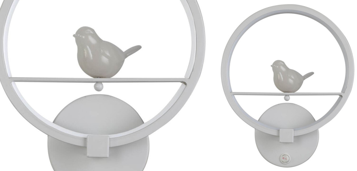Бра Bird Ring Sconce white