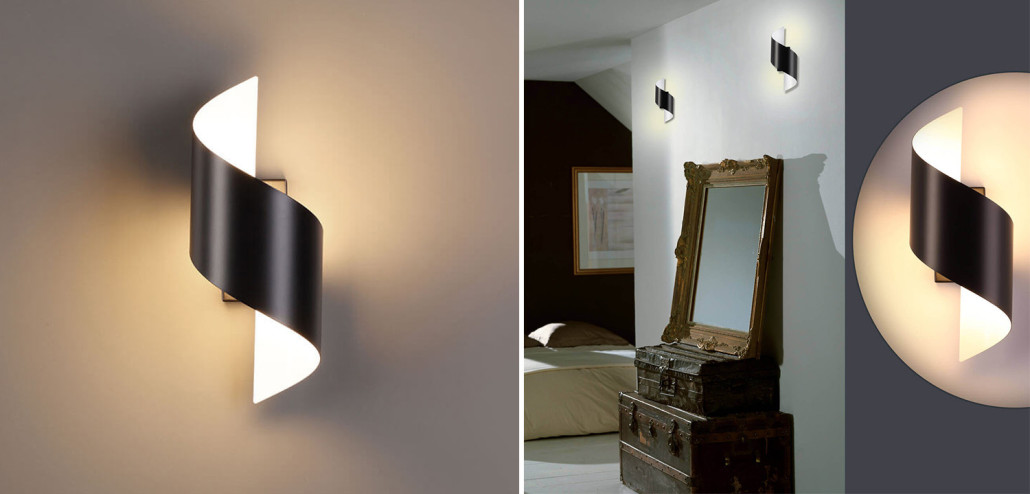 Бра Black Locken Wall Lamp