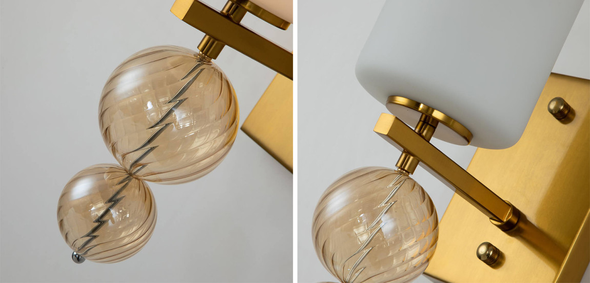 Бра Blown Glass Balloons Wall Lamp