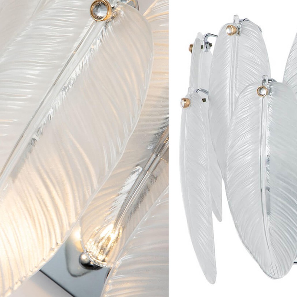 Бра Bud Petals Wall Lamp Chrome
